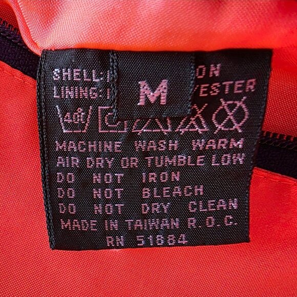 Vintage Patagonia Mens Medium Flux Jacket Windbreaker Reversible Nylon Neon - Picture 14 of 15